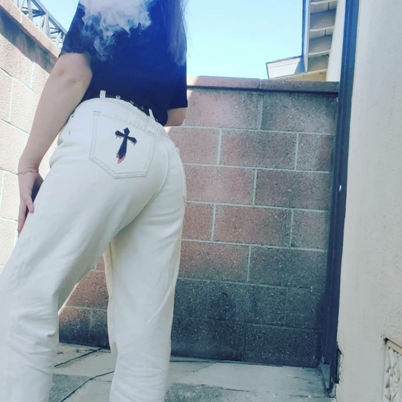 URBAN OUTFITTERS CUSTOMIZED PANTS! - Picture 3 of 3